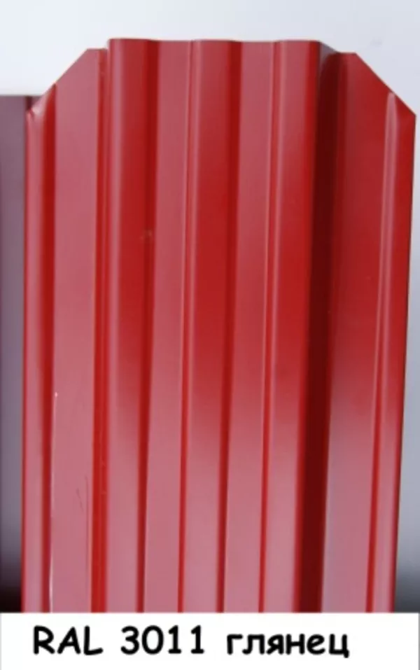 Штакетник металлический ширина 115мм для забора (глянец, мат) 32 цвета 8