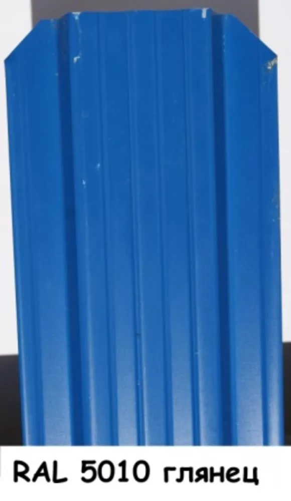 Штакетник металлический ширина 115мм для забора (глянец,  мат) 32 цвета 9