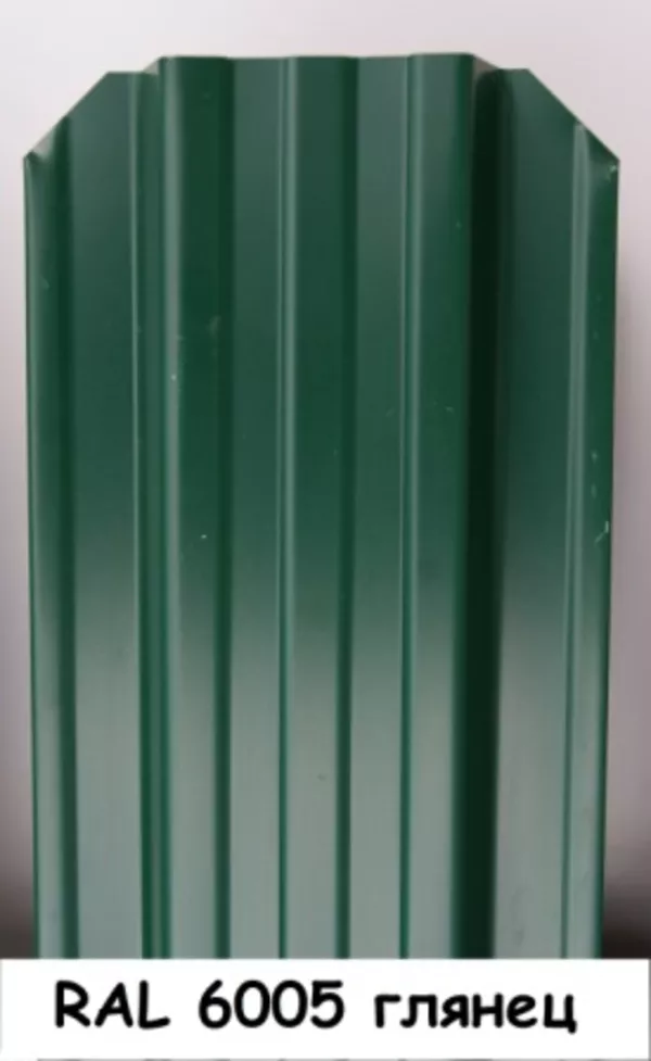 Штакетник металлический ширина 115мм для забора (глянец, мат) 32 цвета 10