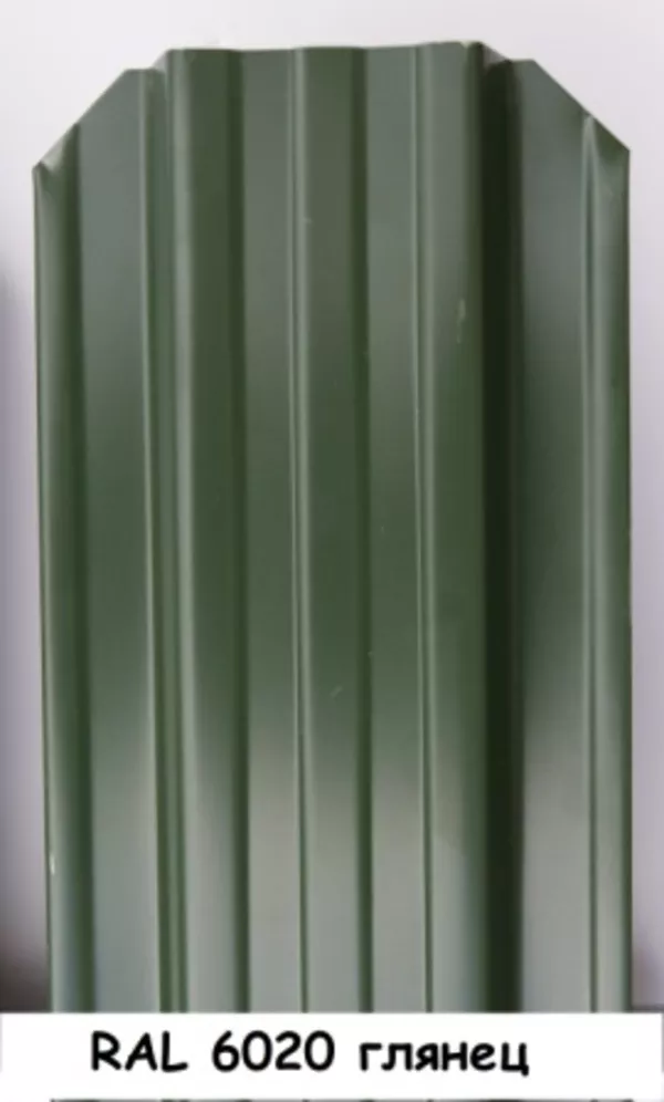 Штакетник металлический ширина 115мм для забора (глянец, мат) 32 цвета 11