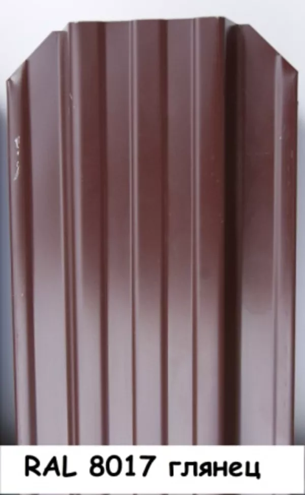 Штакетник металлический ширина 115мм для забора (глянец, мат) 32 цвета 15