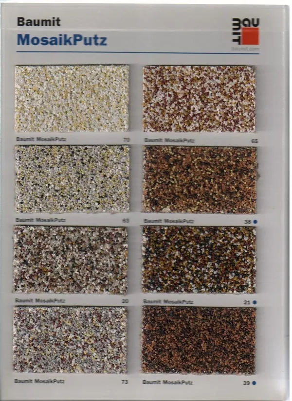 Мозаичная штукатурка Baumit MosaikTop 