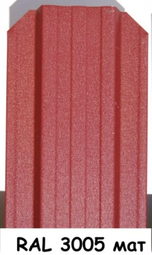 Штакетник металлический для забора Матовый,  ширина 115мм,  10 цветов. 4