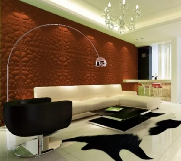 3D Панели для объемной отделки стен- рельефные 3-д стеновые панели 7