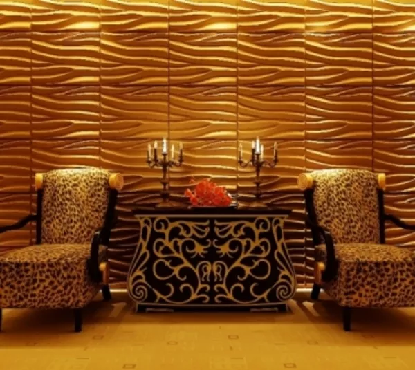 3D Панели для объемной отделки стен- рельефные 3-д стеновые панели 9