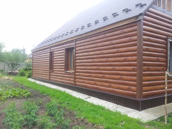 Металлический сайдинг блок хаус (Block House) 6