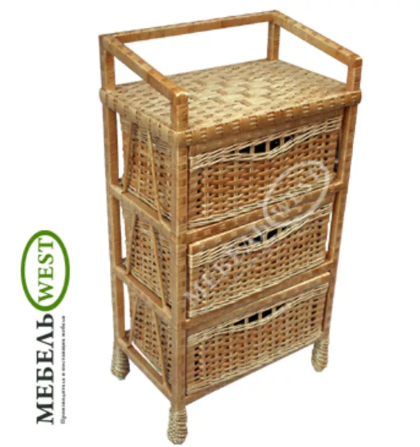 Плетеная мебель из ивы, Комод Простой