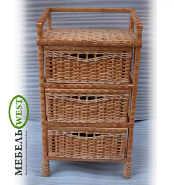 Плетеная мебель из ивы, Комод Простой 2