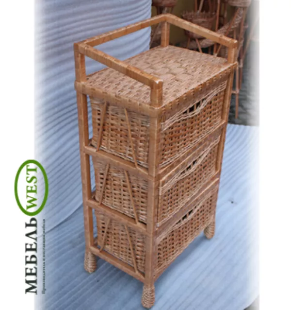 Плетеная мебель из ивы, Комод Простой 3