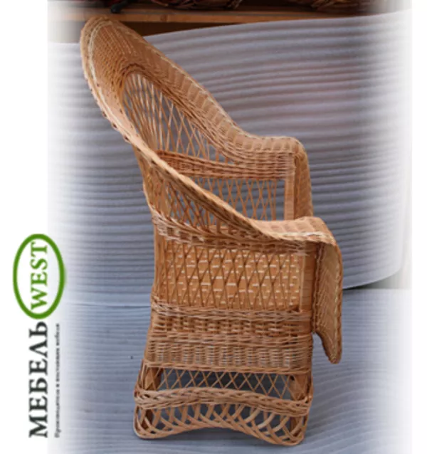 Стулья плетеные, Кресло По кругу 3