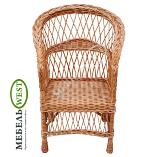 Мебель из лозы Украина, Кресло Простое
