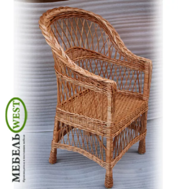 Мебель из лозы Украина, Кресло Простое 2