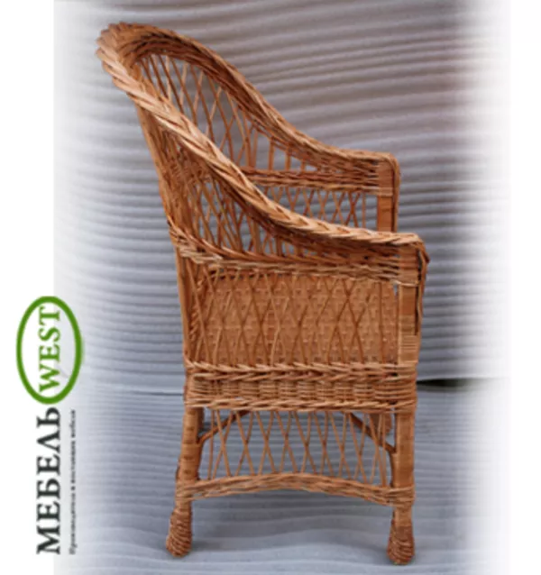 Мебель из лозы Украина, Кресло Простое 3