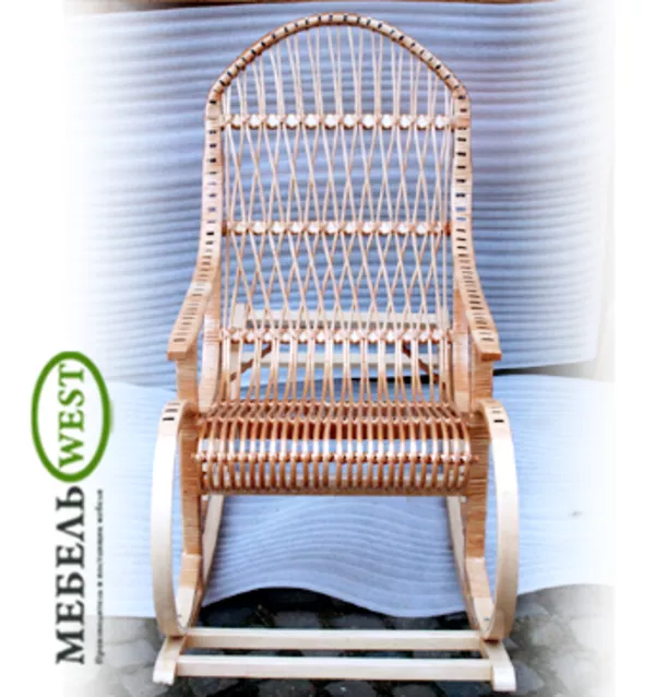Мебель из лозы, Кресло-качалка Буковая 2