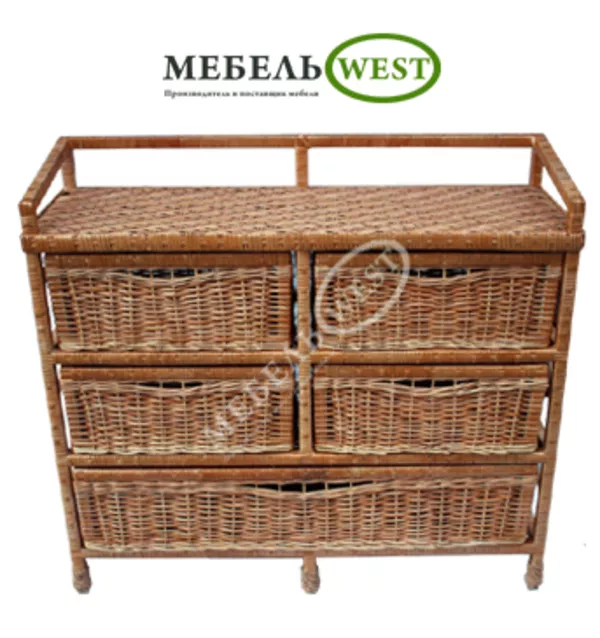 Производство плетеной мебели, Комод Большой (тумба)