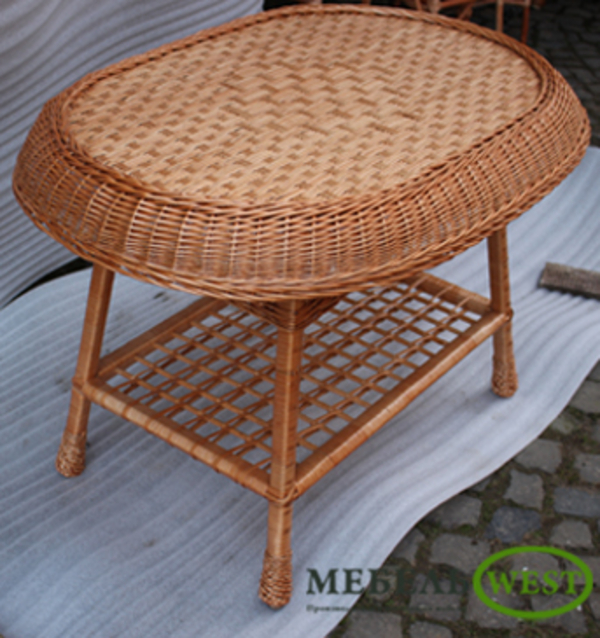 Столы плетеные, Стол С наплетом 3