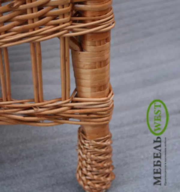 Изготовление плетеной мебели, Скамейка Развернутая 3