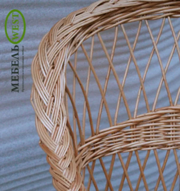 Плетеная мебель из лозы купить, Кресло-качалка Простая 4