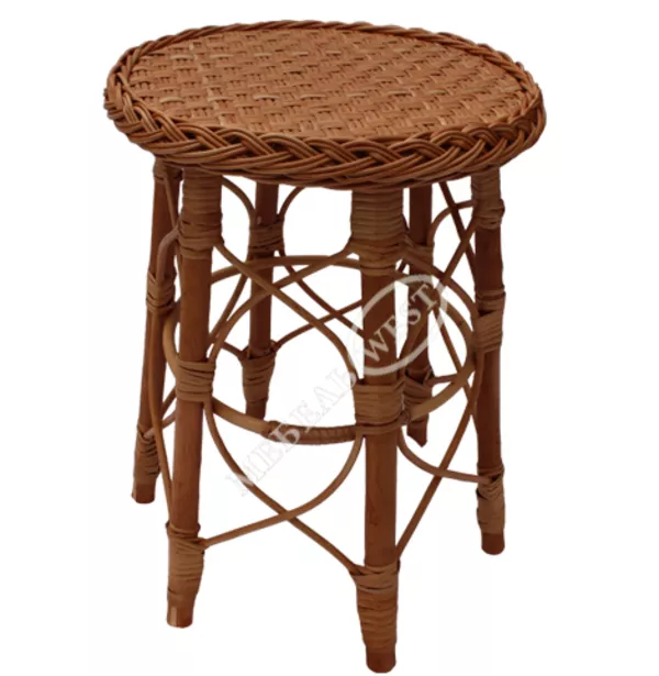 Плетеная мебель из лозы купить, Табурет декоративный
