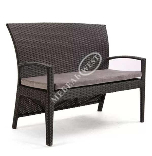 Садовая мебель из ротанга, Диван Калифорния 2х местный