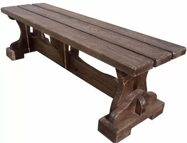 Изготовление скамеек из дерева, Деревянная лавка Усадьба