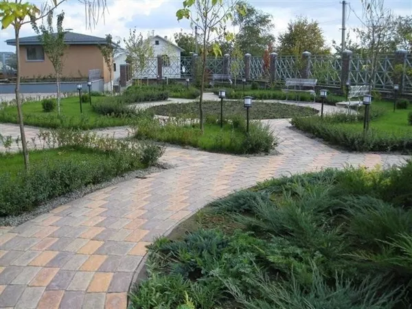 Укладка тротуарной плитки 4