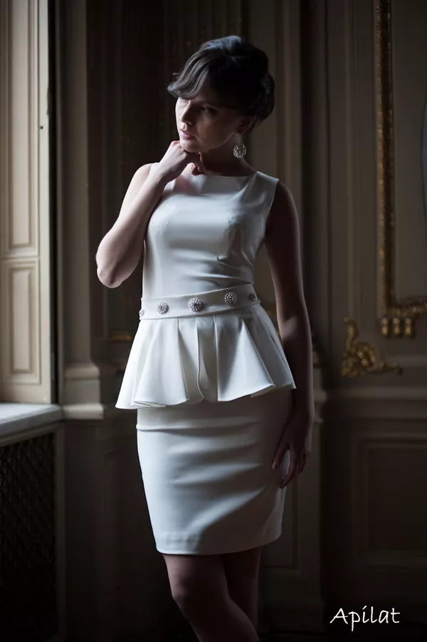 Короткие свадебные платья от Apilat 2