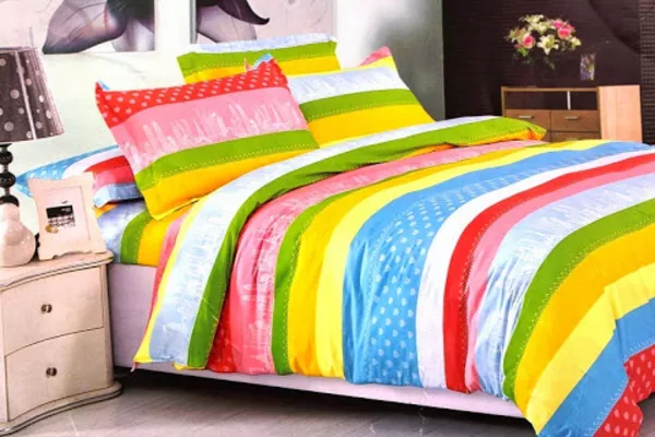 Дорогое постельное белье из сатина, Комплект Радость цвета