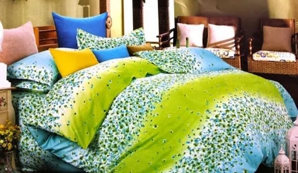 Постельное белье сатин недорого, Комплект Яркое утро