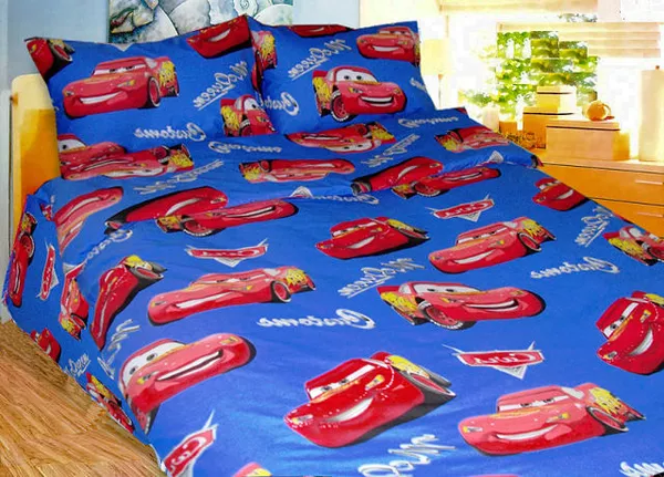 Детская постель недорого - комплект Молния Маккуин, ранфорс