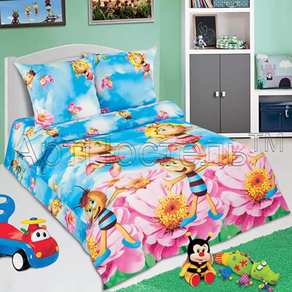 Постельное для детской кроватки Медовая фея, поплин