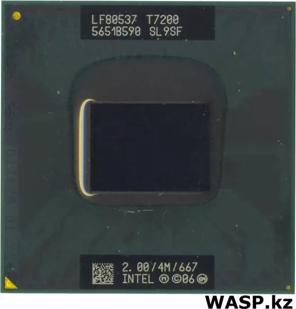 Процессор Intel T7200(двух ядерный).