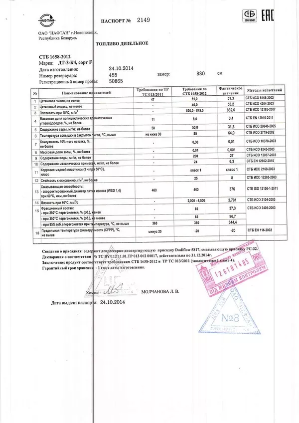 Дизель ЕВРО 5  Греция и Мозырь Белоруссия по 15, 17 грн за 1 л