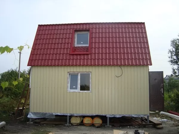 Дачные домики для дачи из профнастила купить недорого