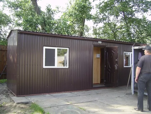 Дачные домики для дачи из профнастила купить недорого 2