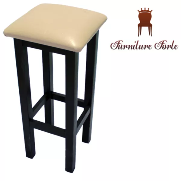 Барные стулья деревянные, Барный табурет Квадрат 3