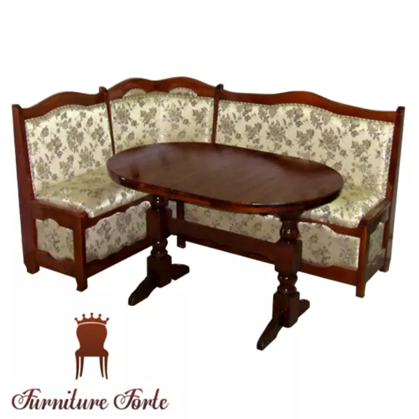 Кухонный уголок из дерева, Уголок Люкс