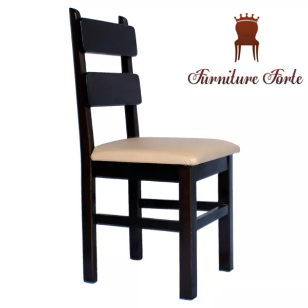 Стул деревянный с мягким сиденьем, Стул Карат 3