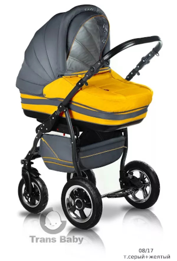 Коляски для новорожденных, коляска 2 в 1 Mars от Trans baby 3