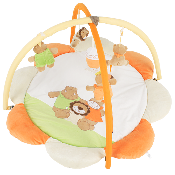 Купить детский развивающий коврик Quatro Hippo