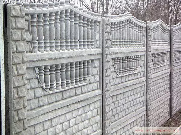   Бордюры,  Заборы,  Сваи.  Для колодцев: Кольца,  Крышки,  Днища Лестницы