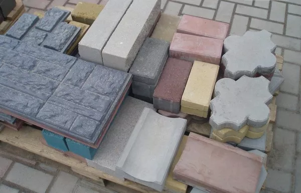 Железобетонные издели для дорог и тротуаров: плиты тротуарные 2