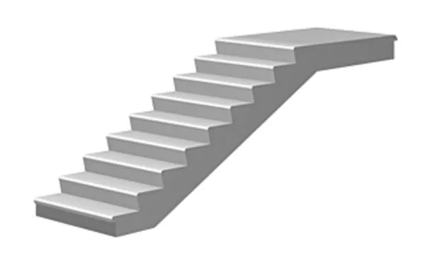 Лесницы, лесничные площадки,  лесничный марш бетонные ступени для лесниц 3