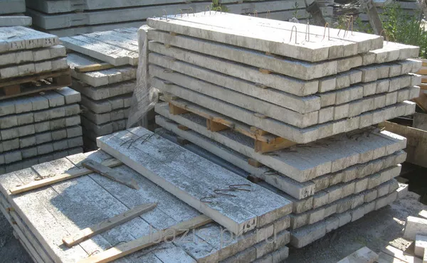 Плиты ЖБИ, фундаментные блоки, фундамент ленточный, перемычки, сваи 2