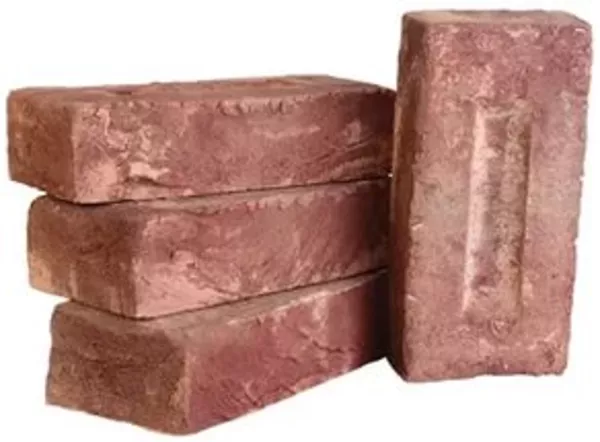 Кирпич ручной формовки,  декоративная плитка.  3