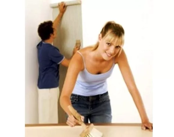 Поклейка обоев Цена Киев 