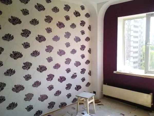 Обои поклеить цена в Киеве