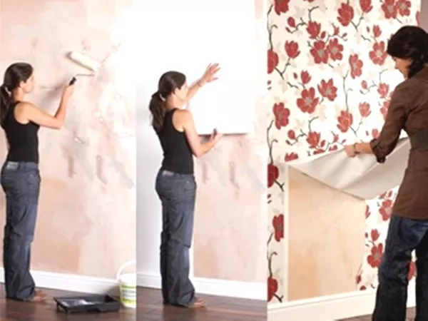 Поклеить обои недорого Киев 