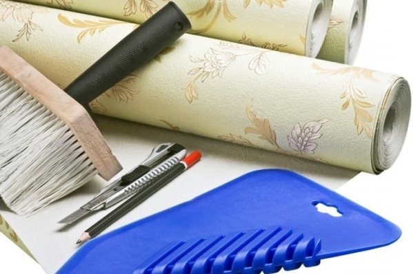 Поклейка обоев Киев цена