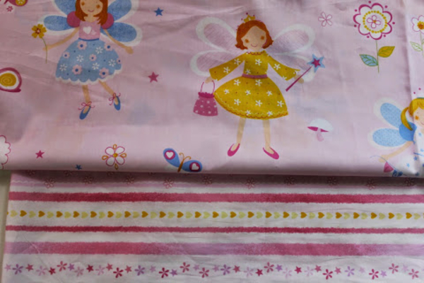 Детская постель полуторная из сатина,  Комплект Маленькая фея